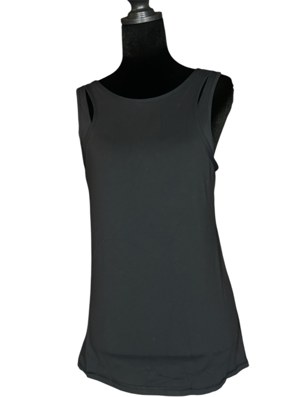 Lululemon Vintage Black Cool Racerback Tank Top Size 10 Archival Quality - Picture 3 of 7